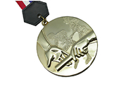 Delicate Personalized Medals And Ribbons , Youth Basketball Medals 30g Weight