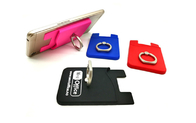 Colorful Silicone Credit Card Holder 86*57*2mm Dimension For Promotional Gifts