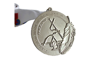 Lustige Andenken-Leichtathletik-Medaillen, kundenspezifische Metallmedaille gestempeltes weiches Email